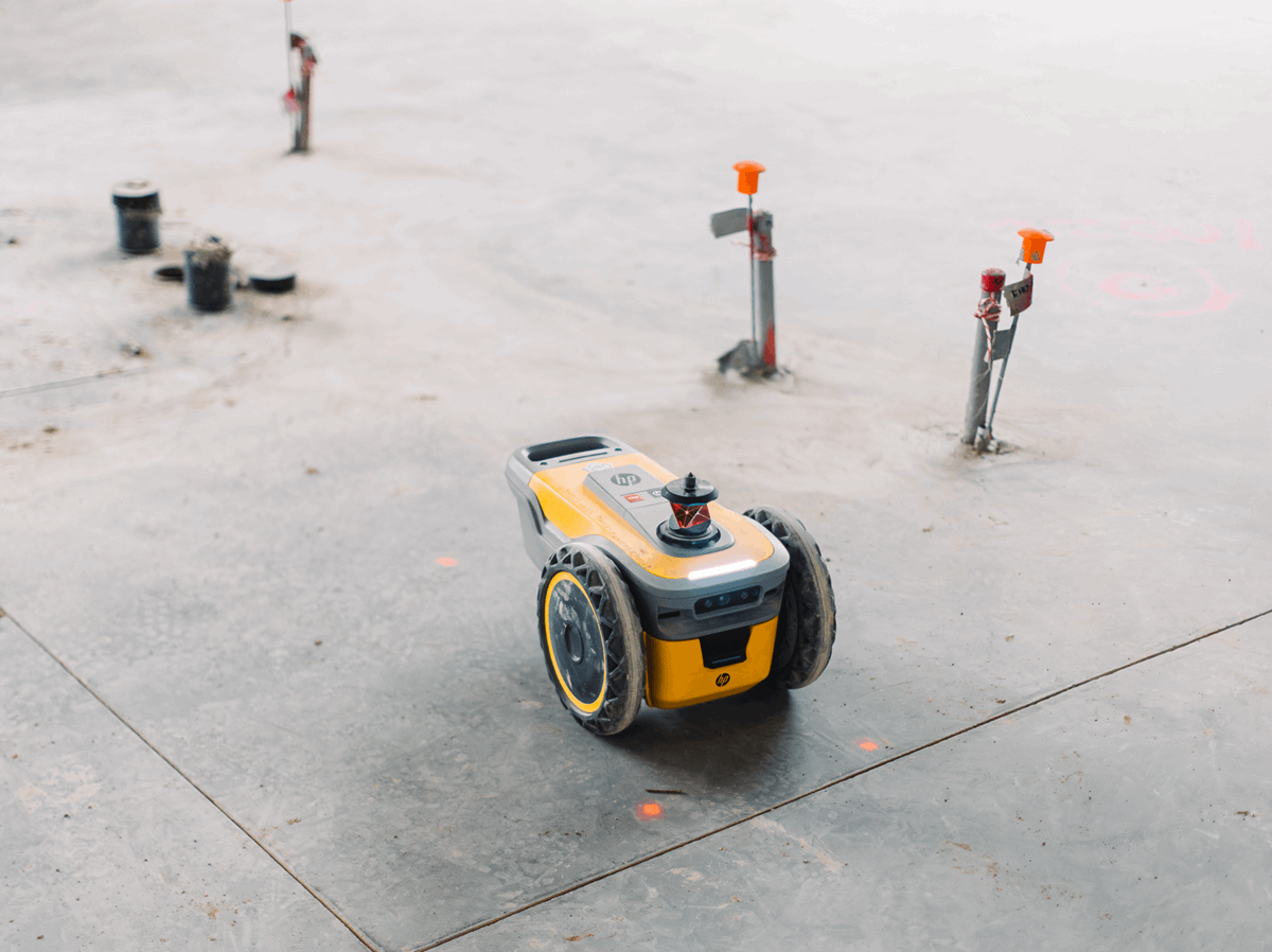 HP Siteprint performing automated setting out