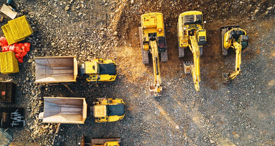 Drone Progress Photography of construction site