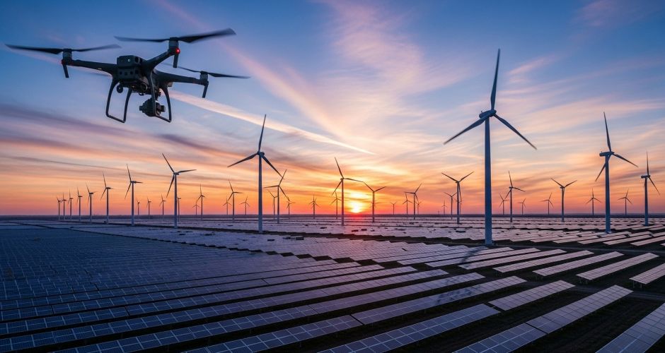 Drone Survey Data for solar farms